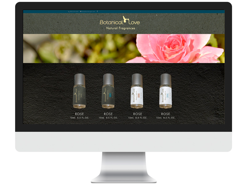 Botanical Love Fragrances Website